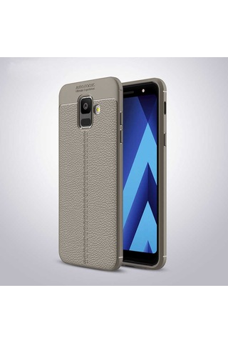 Galaxy Uyumlu A6 2018 Kılıf Zore Niss Silikon Kapak Kırmızı