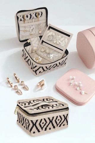 Bohe Seyahat Takı Makyaj Düzenleyici Çantası Mini Çanta