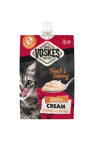 4 Adet Voskes Cream Karışık Kedi Ödülü 90gr