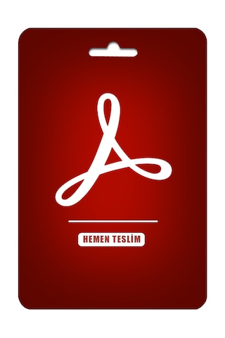 Acrobat Pro Ömür Boyu Dijital Lisans