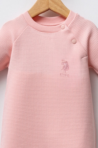 U.S. Polo Assn. Kız Bebek Pembe Tulum 5274-49017 Pembe