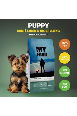 Food Yavru Köpek Maması Mini Irk Kuzulu 2,5 Kg