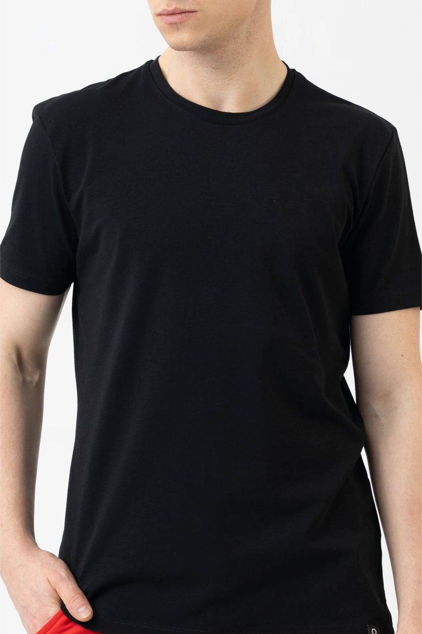 United Colors Of Benetton Erkek Tshirt Bnt-m21172 Siyah