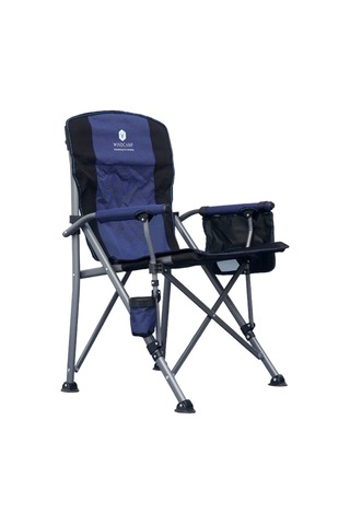 Windcamp Katlanır Kamp Sandalyesi Lux Mavi - Siyah