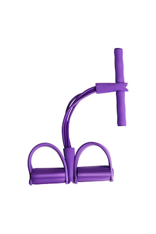 Dolıty Elastik Pedal Direnç Bandı Sit Up Karın Bacak Bel Mor Mor