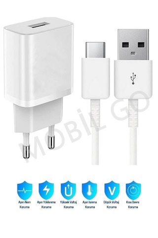 Samsung Galaxy Tab S9 Fe Plus Uyumlu Type-c Girişli Hızlı Şarj Aleti