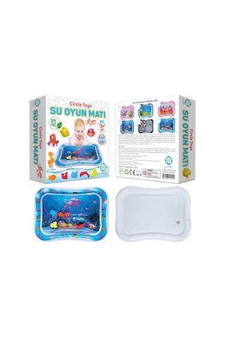 Circle Toys Bebek Su Matı Tummy Time Aktivite Oyuncağı Su Havuzu
