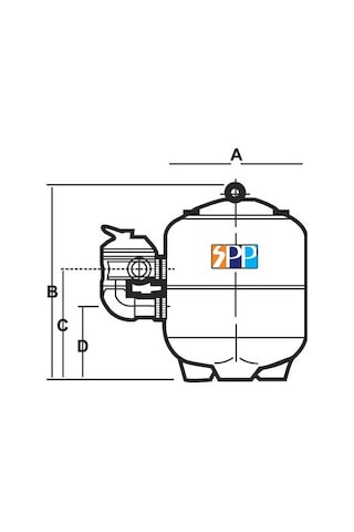 Superpool Polyester Havuz Kum Filtresi 500 Mm