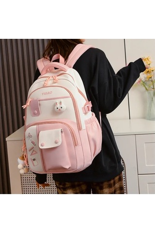 Jıalan Sevimli Tavşan Çocuk Okul Genç Kızlar İçin Sırt Çantası