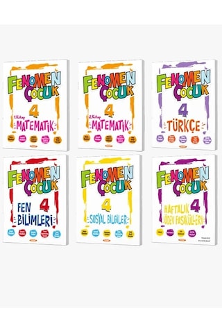 Fenomen 4. Sınıf 6 Lı Set Fenomen 4. Sınıf 6 Lı Set