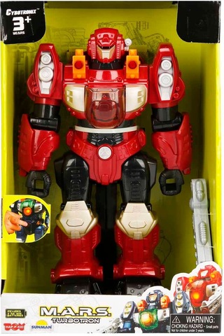 Happy Kid M.a.r.s. Sesli Ve Işıklı Yürüyen Turbotron Robot 30 Cm 06175 Kırmızı