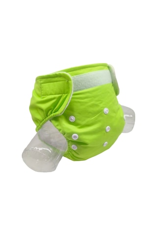 Bezhane Baby Ybb Yıkanabilir Cırt Cırtlı Bebek Bezi Cepli Neon Yeşil