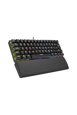 Ally K11 Siyah Rainbow Q Bilek Destekli Red Switch Gaming Oyuncu Klavye
