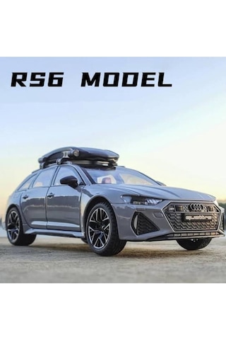 Audi Rs6 Quattro 1:24 Diecast Maket Metal Araba Koleksiyon Nardo Gri