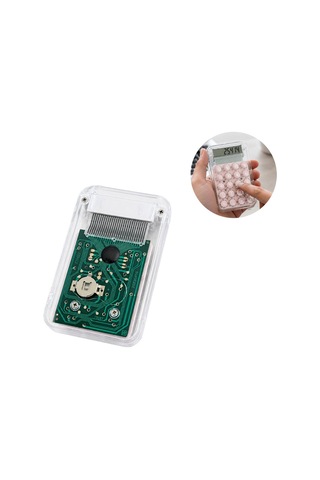 Powermaster Pm-25414 Pembe Mini Hesap Makinesi Beyaz