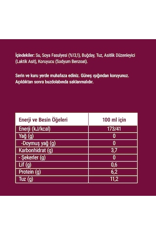 Aiko Tuzu Azaltılmış Soya Sosu 250 Cc Cam 20504927