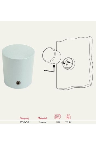 Gürçay Kabin Kapı Kolu 25.658