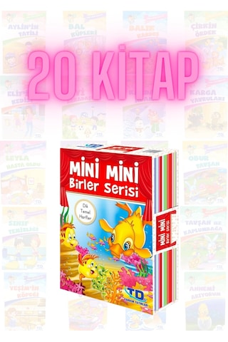 Mini Mini Birler Serisi 1. Ve 2.sınıf 20 Kitap Kutulu Okuma Seti