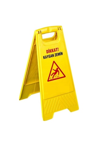 Safell Kaygan Zemin Levhası - Dikkat Uyarı Levhası - 4'Lü Paket (163950154)