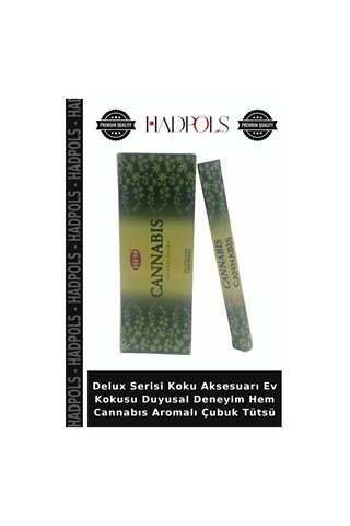Delux Serisi Koku Aksesuarı Ev Kokusu Duyusal Deneyim Hem Cannabıs Aromalı Çubuk Tütsü Diğer