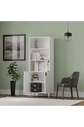 İnci 2 Kapaklı Kitaplık