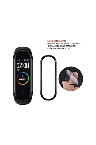 Xiaomi Mi Band 5 Ekran Koruyucu Nano Esnek Cam