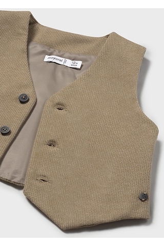 Mayoral Krem Erkek Bebek Yelek 2349 Krem