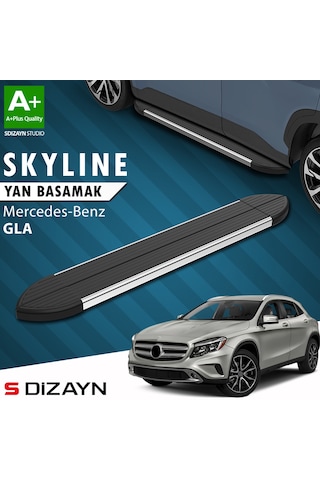 S-dizayn Mercedes Gla X156 Skyline Krom Yan Basamak 183 Cm 2013-2020 A+ Kalite