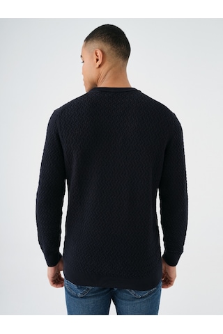 Regular Fit Erkek Kazak Koyu Lacivert