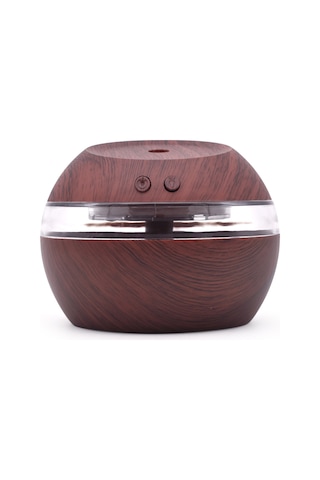 Teltree 300ml Usb Ultrasonik Nemlendirici, Derin Ahşap Desenli, Sessiz Mod, 4 Renkli Işık, Otomatik Kapanma, Ev Ofis Kullanıma Uygun