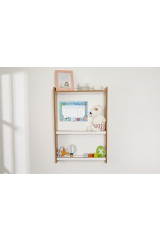 Minera Çok Amaçlı Duvar Çocuk Odası Montessori Kitaplık Ünitesi Ahşap