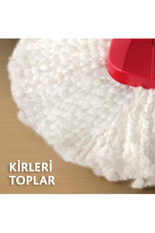 Vileda Turbo Üçgen Başlık Mikrofiber Yedek Paspas
