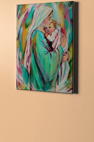 Webstyle Sayılarla Boyama Seti Kasnaklı Anne Kuzusu 60x75 Cm