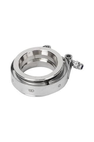 Reedark Otomobil Egzos Borusu 304 Paslanmaz Çelik V Tipi Klips Flanş Seti 2.5 İnç 63mm - Güçlü Bağlantı, Kolay Kurulum, Evrensel Uyum