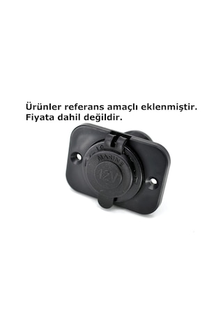 Motoraid 1 Yuvarlak Delikli Pano Montaj Port Plastik Yuva Çakmak Usb Panel