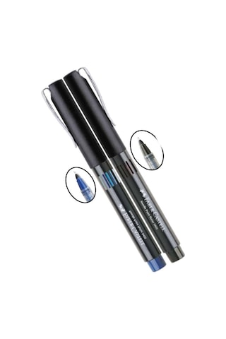 Mavi Siyah Pilot Kalem İğne Uçlu 0.5 Needle Point Roller 2 Adet 0