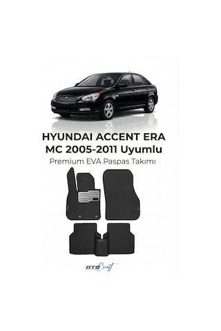 OtoCraft Hyundai Accent Era Mc 2005-2011 Araca Özel 3d Havuzlu Eva Paspas Tam Set 5 Parça
