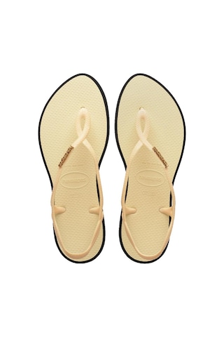Havaianas Luna Point Buttercream Parmak Arası Kadın Terlik-6575 Tereyağsarı