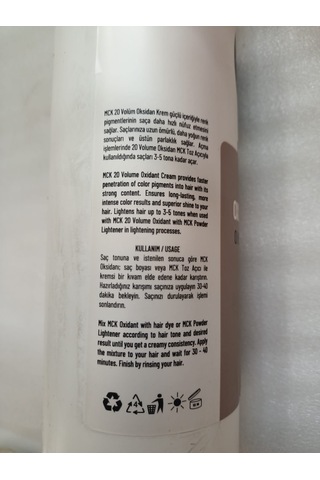 Mck Oksidan Krem 1000 Ml