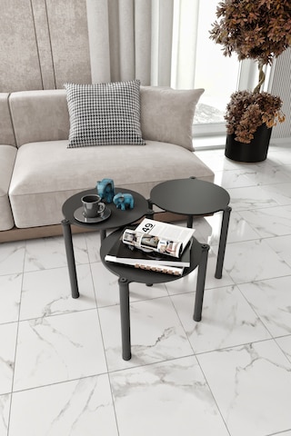 La Via Siyah Yuvarlak Zigon 3 Lü Siyah