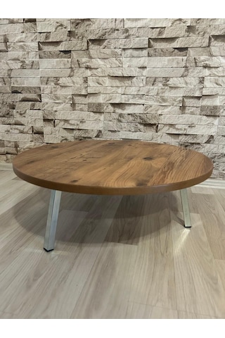 Demirci Civata Ve Hırdavat Katlanabilir Ayaklı Mdf Yer Sofrası 60 Cm - Kahve