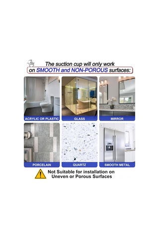 Singree Banyo İçin 304 Çelik Süspansiyon Çanta Demiri, Delme Yok 6.8kg Yük Kapasitesi, 2 Adet Paket Gümüş