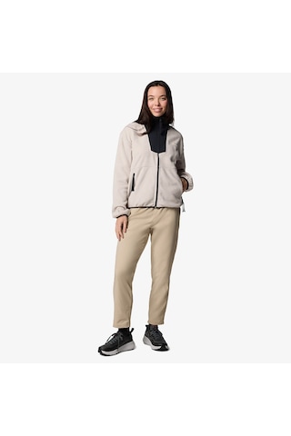 Columbia Sequoia Grove Full Zip Fleece Kadın Krem Outdoor Sweatshirt Al0684 Krem