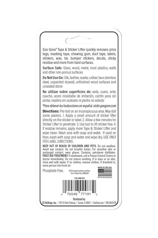 Goo Gone Bant ve Yapışkan Kaldırıcı 59 ML