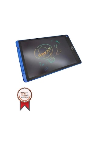 Ceylan Adam T12 Mavi Writing Tablet Lcd 12 Inç Dijital Kalemli Çizim Yazı Tahtası Diğer
