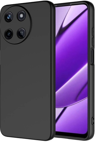 Realme 11 4g Kılıf Zore Mara Lansman Kapak Siyah