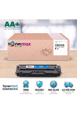 Hp 125a Cb541a Mavi Uyumlu Toner Aa Plus / Color Laserjet Cp1215 / Cp1515 / Cm1312