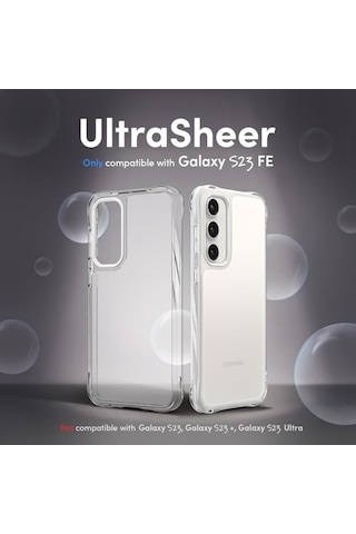 Spigen Ciel By Cyrıll Samsung Galaxy S23 Fe İle Uyumlu Kılıf Ultrasheer Matte Clear - Acs06387 Diğer