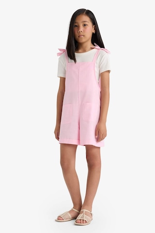 Defacto Kız Çocuk Viskon Askılı Tulum F5782a825smpn693 Pembe