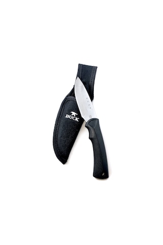 Buck Swb 067 Sabit Bıçak Gümüş - Siyah